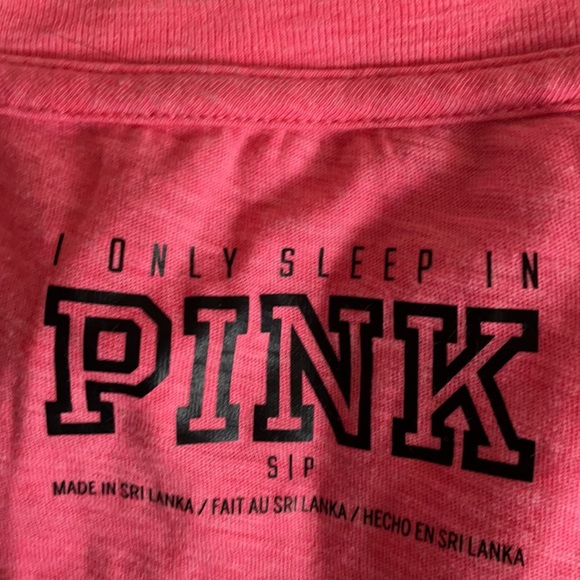 Pink Victoria’s Secret Sleep Top - Picture 2 of 4